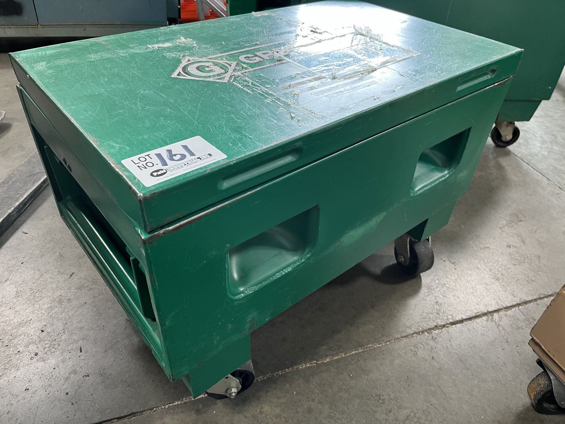 Greenlee 14" X 32" X 19" Job Box on casters Model 1332/38717