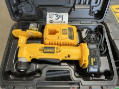 DeWalt 3/8" Right Angle Drill with (2) batteries & charger
