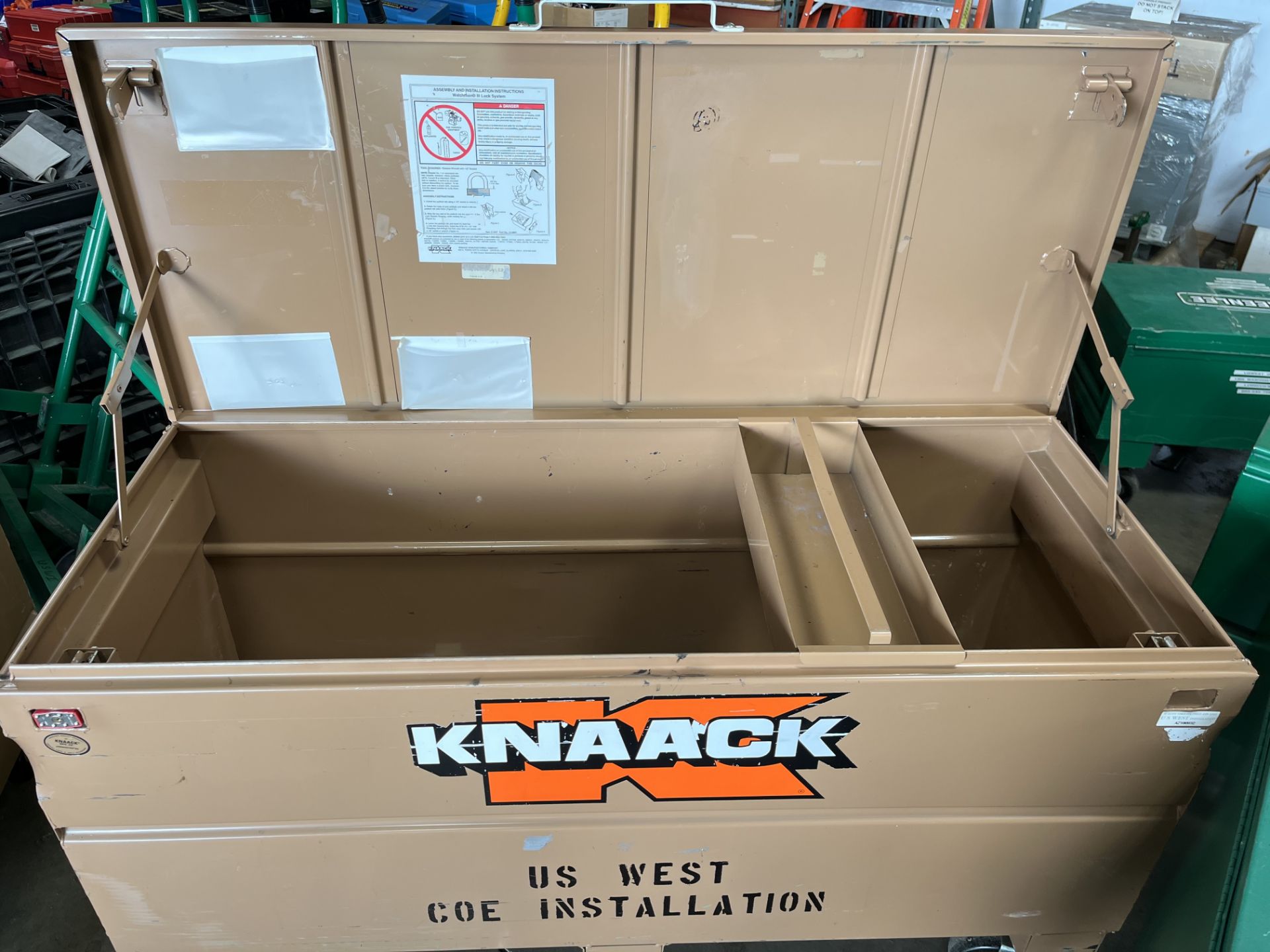 Knaack 24" X 60" X 24" Job Box on casters - Image 2 of 2