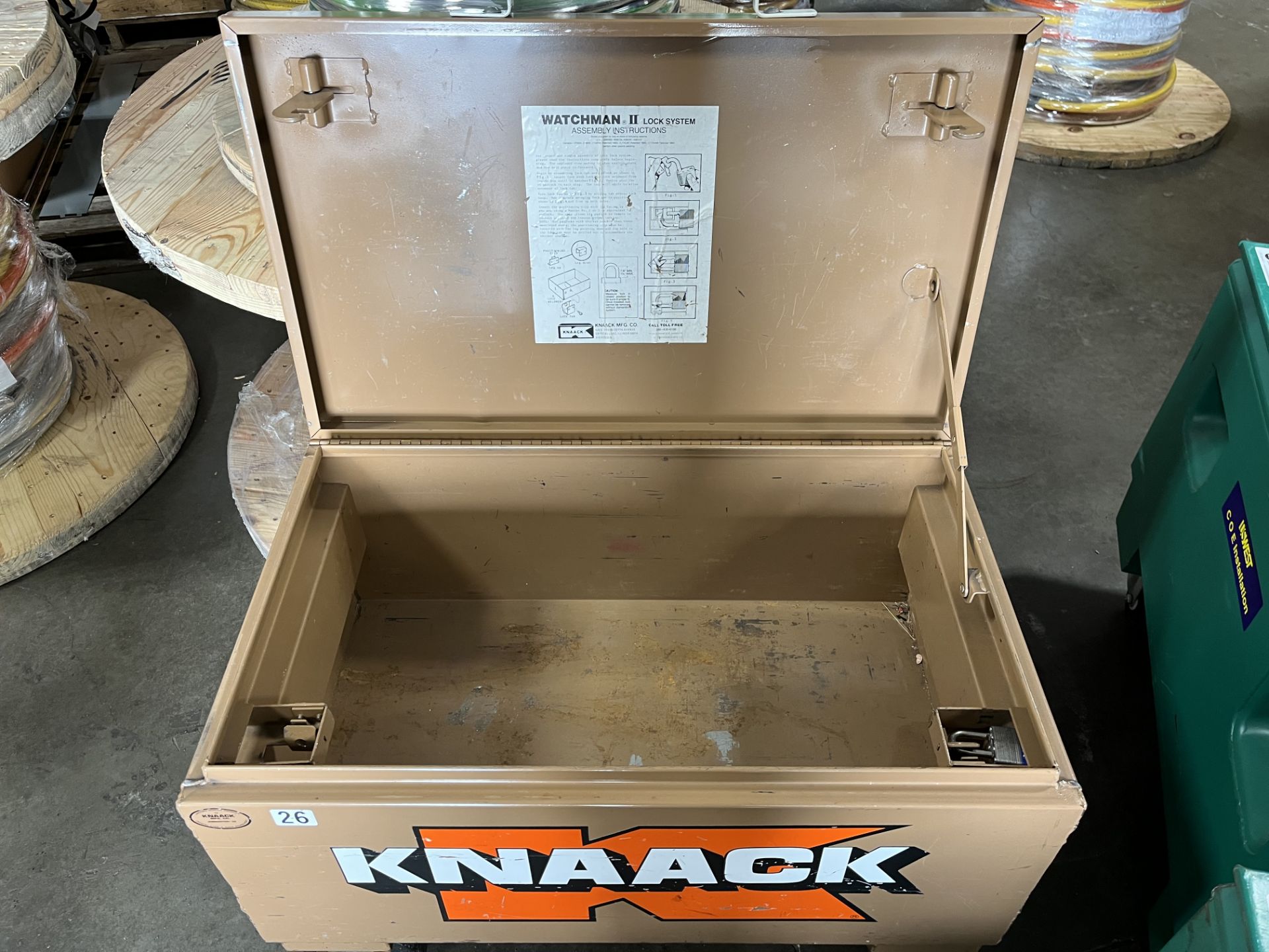 Knaack 14" X 32" X 19" Job Box on casters - Image 2 of 2