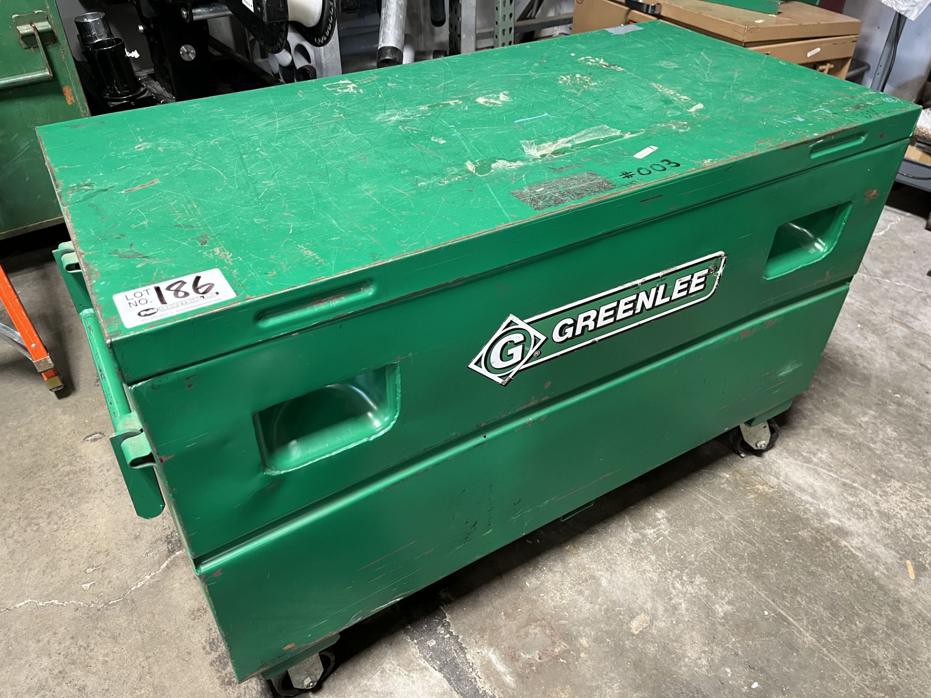 Greenlee 24" X 48" X 24" Job Box on casters