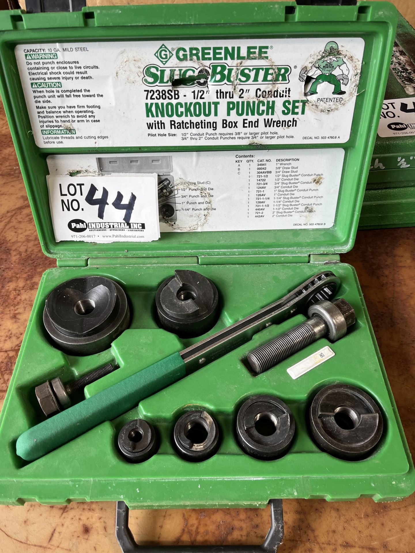 Greenlee 7238SB Slug Buster Knockout Set