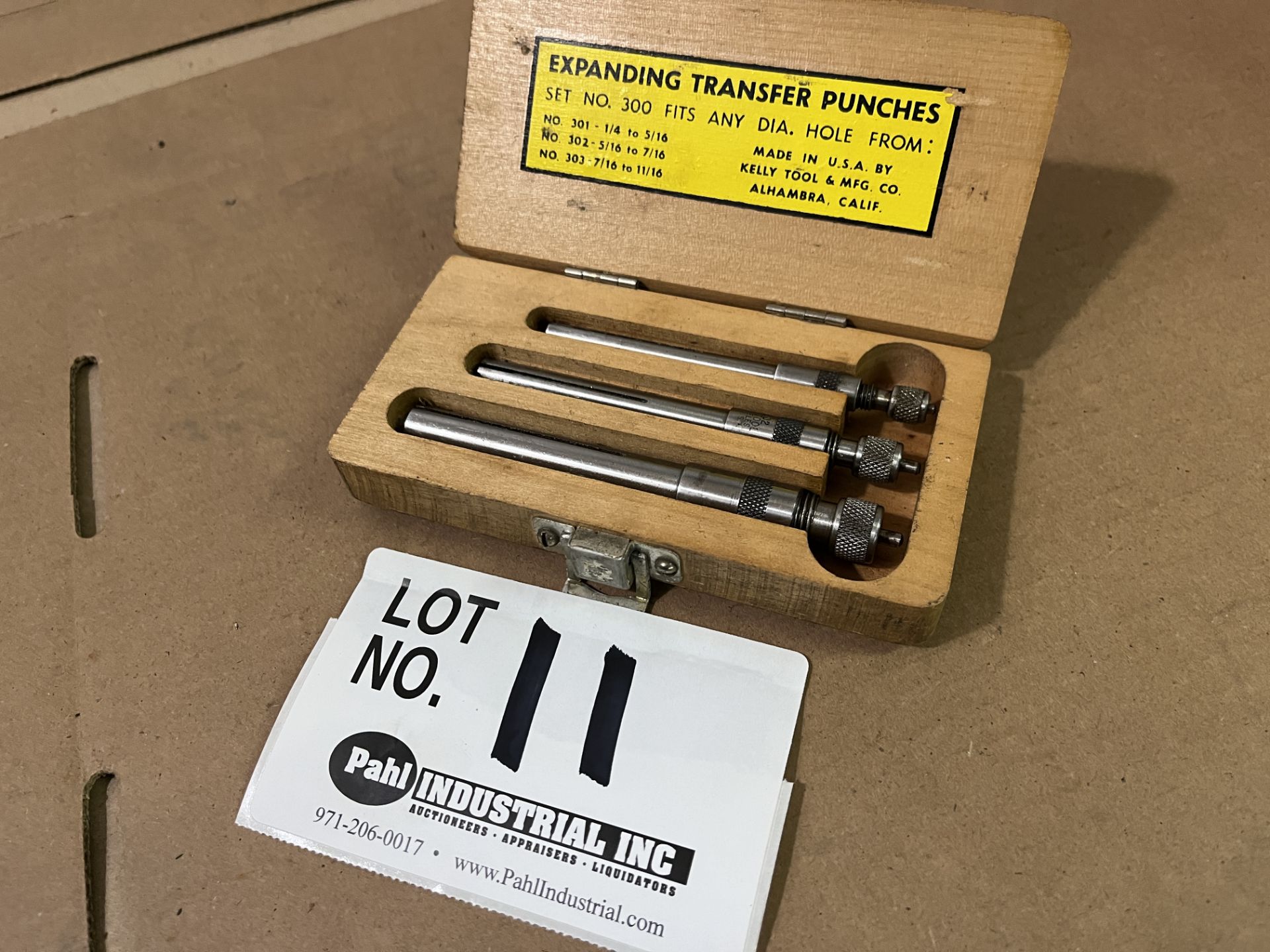 DoAll Expanding Transfer Punch Set No. 300 1/4" - 11/16"