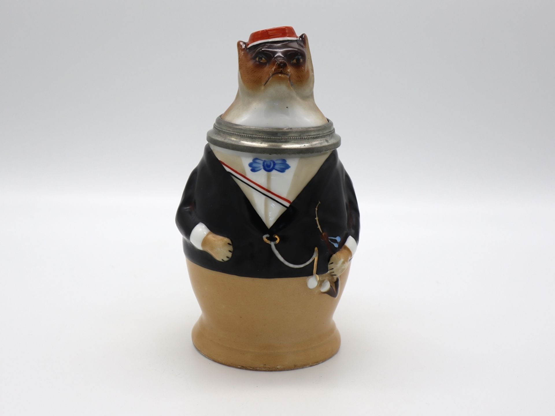 Student figural jug fox around 1900 - Image 7 of 7