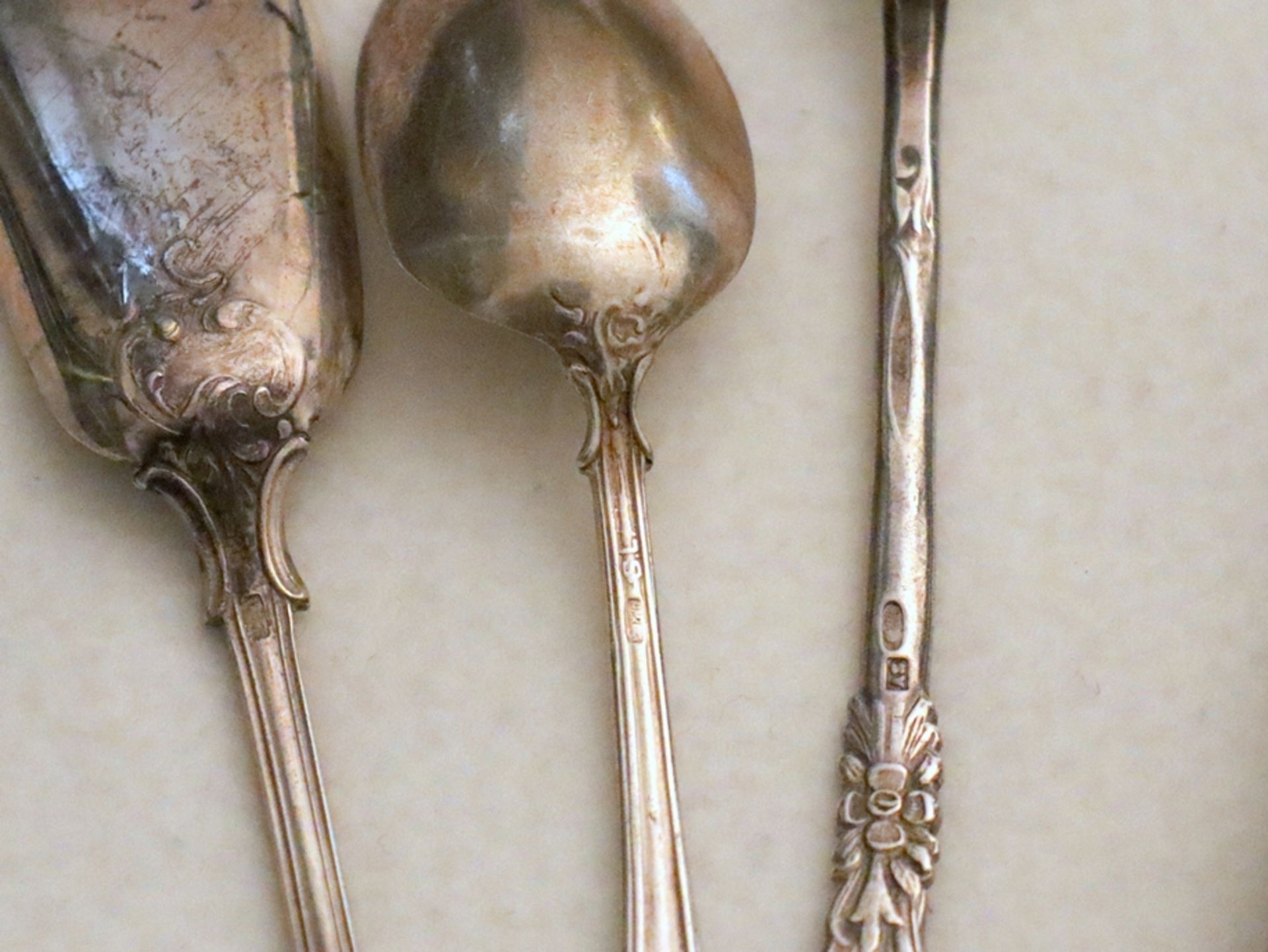 Convolute silver cutlery 875s, around 1890 to 1920 - Image 3 of 4