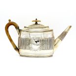 Teekanne Sterlingsilber, London 1796, klassizistisch