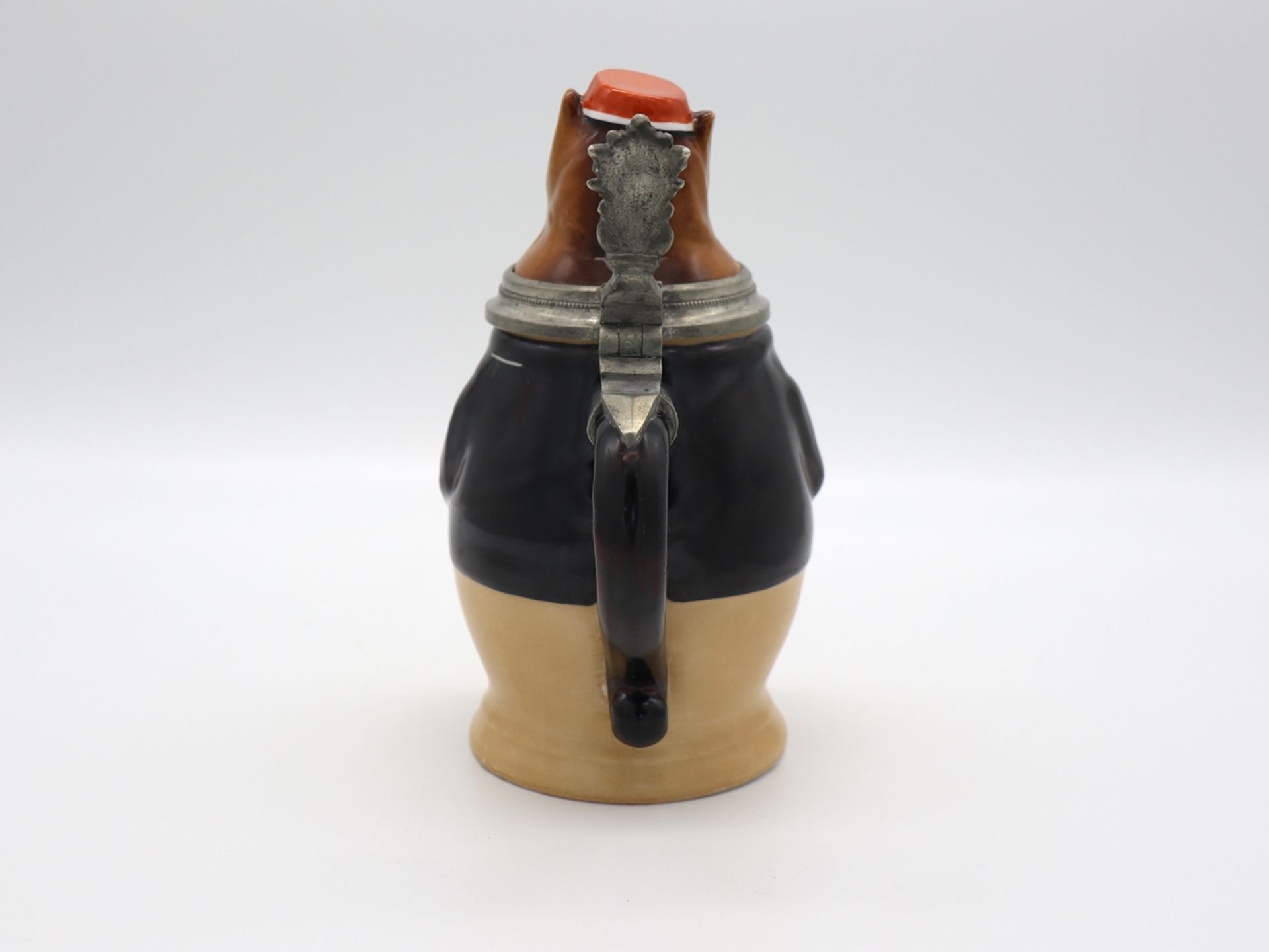 Student figural jug fox around 1900 - Image 4 of 7