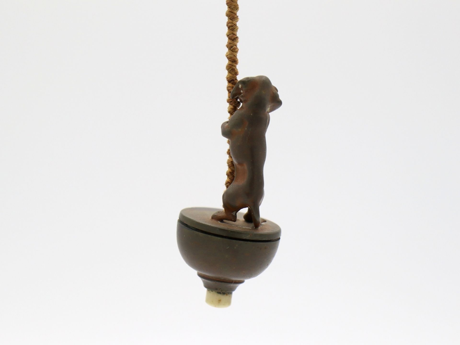 Table Bell Bronze Dachshund, c. 1910 - Image 3 of 5