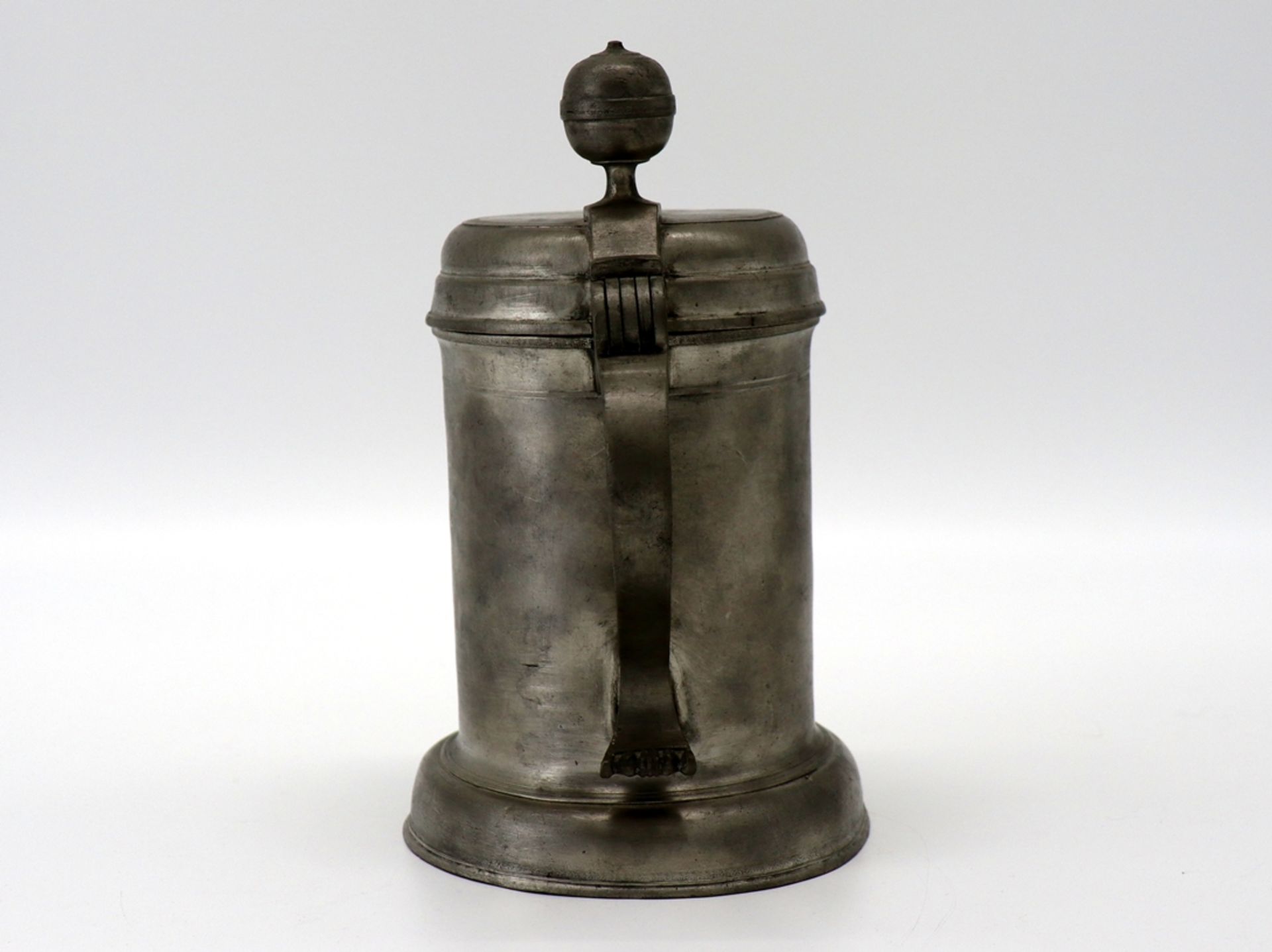 Saxon pewter tankard, dated 1823 - Image 3 of 9