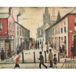 Laurence Stephen Lowry (1887-1976) British. "The Fever Van", Print in Colours, with Printers Guild