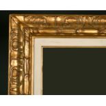 20th Century European School. A Gilt Composition Frame, with a white slip and inset glass, rebate