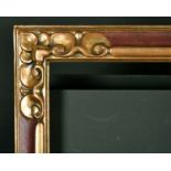 20th Century European School. A Gilt and Red Painted Frame, rebate 19" x 16.5" (48.3 x 41.8cm)