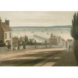 After William Daniell (1769-1837) British. "Ryde", Print, 6.5" x 9.25" (16.5 x 23.5cm) and five