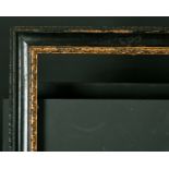 19th Century English School. A Black and Gilt Frame, rebate 20.5" x 15.75" (52 x 40.5cm)
