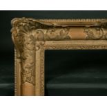 19th Century Dutch School. A Gilt Composition Frame, with swept centres and corners, rebate 31.5"