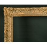 20th Century European School. A Gilt and Painted Frame, with swept centres and corners, rebate 30" x