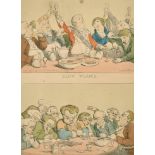 After Thomas Rowlandson (1756-1827) British. "Glow Worms & Muck Worms", Print, Inscribed on a