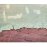 Sidney Robert Nolan (1917-1992) Australian. "Desert Landscape", Print in Colours, Signed,