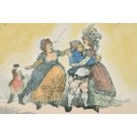 After Thomas Rowlandson (1756-1827) British. "The Devonshire, or Most Approved Method of Securing