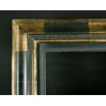 20th Century European School. A Gilt and Black Painted Frame, rebate 21.75" x 18" (55.3 x 45.7cm)