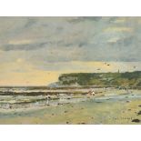 Ken Howard (1932- ) British. "Whitecliff, Isle of Wight", Lithograph, Signed and Numbered 13/50,