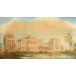Decimus Burton (1800-1881) British. 'Design for a Group of Residences to be Erected in the Regent'