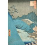 After Utagawa Hiroshige 'Ando' (1797-1858) Japanese. "Seido and Kanda River from Shohei Bridge",