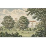 George Brannon (1784-1860) British. "Northwood Park, Isle of Wight", Engraving, 5.25" x 8.5" (13.3 x