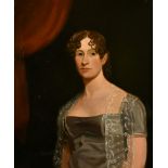 19th Century English School. Portrait of a Lady, Oil on Canvas, 30" x 25" (76.2 x 63.5cm)
