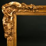 20th Century European School. A Gilt Composition Frame, with swept corners, rebate 45.75" x 28.