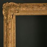 20th Century English School. A Gilt Composition Frame, with swept centres and corners, rebate 30"