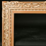 20th Century French School. A Carved Wood Frame, rebate 36" x 24" (91.5 x 61cm)