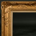 20th Century English School. A Gilt Composition Frame, with swept centres and corners, and a