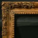 19th Century French School. A Louis Style Gilt Composition Frame, with swept corners, rebate 28.5" x