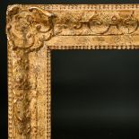 20th Century English School. A Painted Composition Frame, with swept centres and corners, rebate 41"