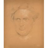 George Richmond (1809-1896) British. Portrait of The Revd. D.L. Moore, Chalk, Inscribed verso, 14.5"