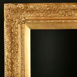 19th Century English School. A Gilt Composition Frame, with swept centres and corners, rebate 27"