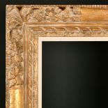 20th Century French School. A Louis Style Carved Giltwood Composition Frame, with swept corners