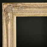 20th Century English School. A Gilt and Painted Frame, with swept and pierced centres and corners,