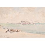 Conrad R Andreae (19th – 20th Century) British. 'Brighton Pier', Watercolour, Signed and Dated '