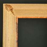 20th Century English School. A Gilt and Painted Composition Frame, rebate 33" x 18.5" (83.7 x 47cm)