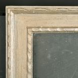 Early 20th Century English School. A Silver Painted Frame, with inset glass, rebate 13.75" x 10.