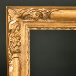 18th Century English School. A Carved Giltwood Frame, with Lely panels, rebate 26.5" x 21.25" (67.