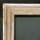 18th Century English School. A Carved Wood Frame, with a tongue design, rebate 17.75" x 14" (45.2