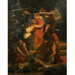 18th Century Italian School. The Lamentation, Oil on Canvas, Unframed 43" x 34" (109.2 x 86.3cm)