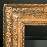 18th Century English School. A Carved Giltwood Frame, rebate 18.5" x 13.25" (47 x 33.7cm)