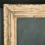 19th Century English School. A Painted Carved Wood Frame, with inset glass, rebate 16" x 13.75" (