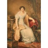 James Stephanoff (1784-1874) British. "Miss Smernove", Watercolour, Signed and Dated 1811, and