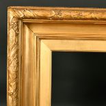 19th Century English School. A Gilt Composition Frame, rebate 45.25" x 24" (115 x 61cm)