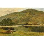 Alexander McGlashan (19th-20th Century) British. "Loch Achray", Oil on Canvas, Signed and Dated
